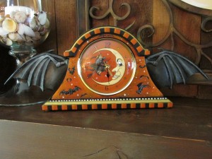 Bat Wing Mantel Clock